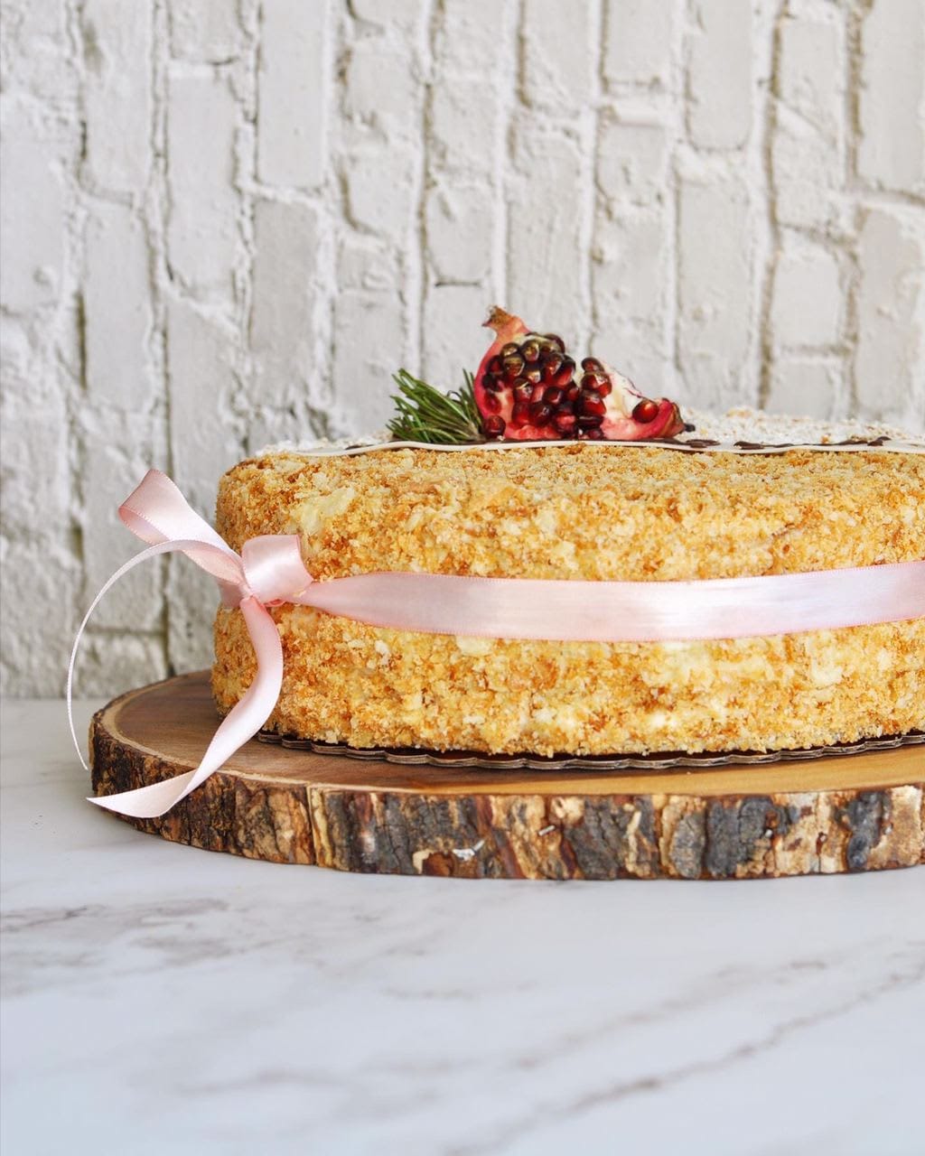Tort Napoleon cu cremă clasică Mousseline